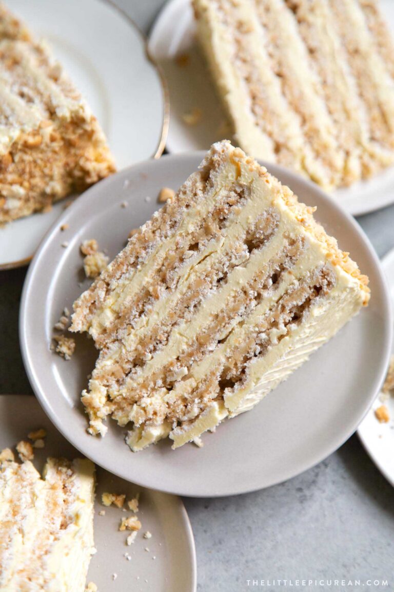 Sans Rival Cake - The Little Epicurean