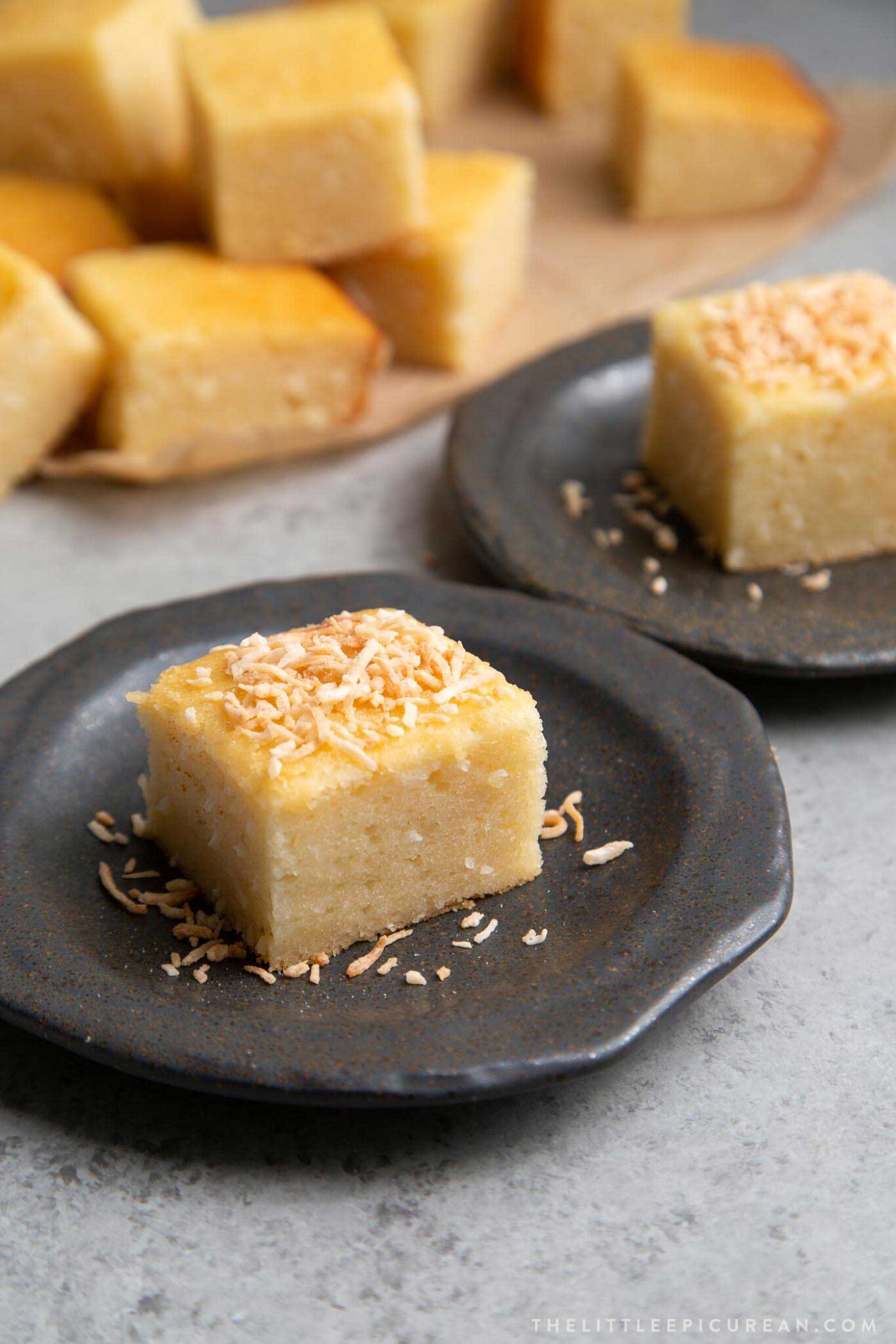 Butter Mochi - The Little Epicurean