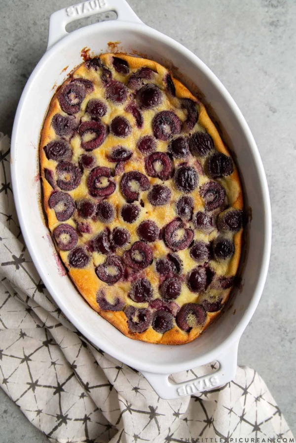 Sweet Dark Cherry Clafoutis