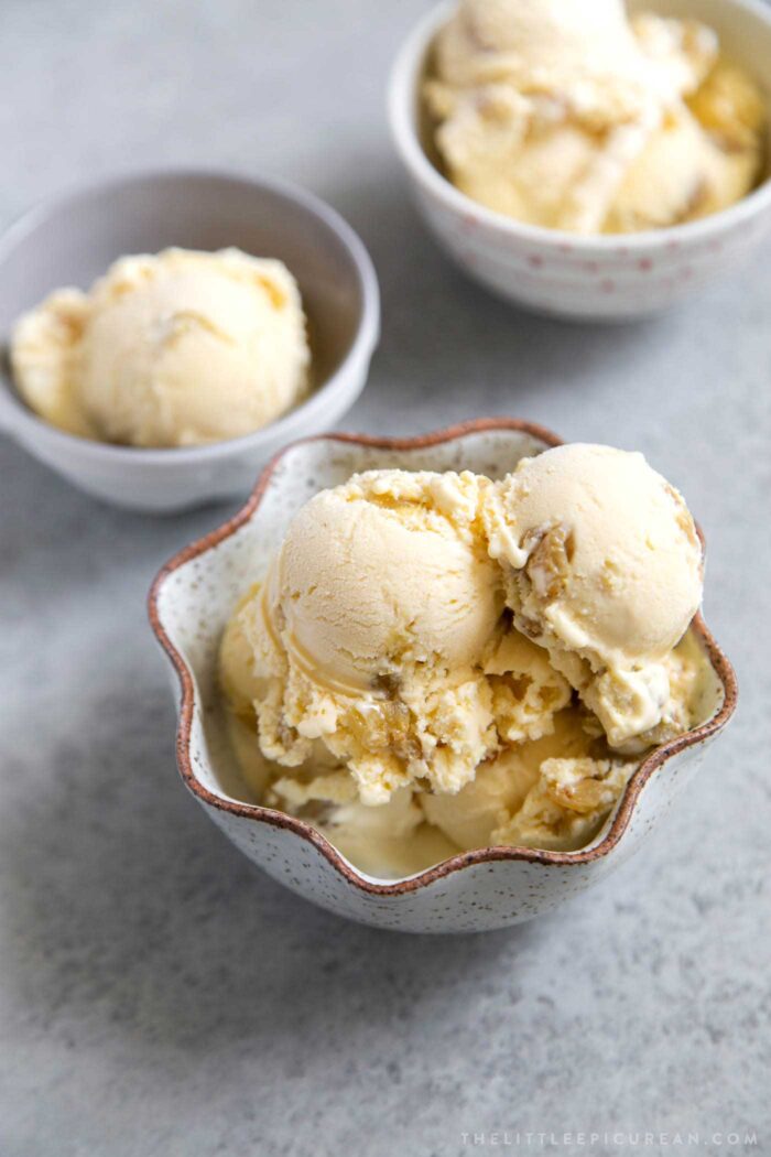 Rum Raisin Ice Cream - The Little Epicurean