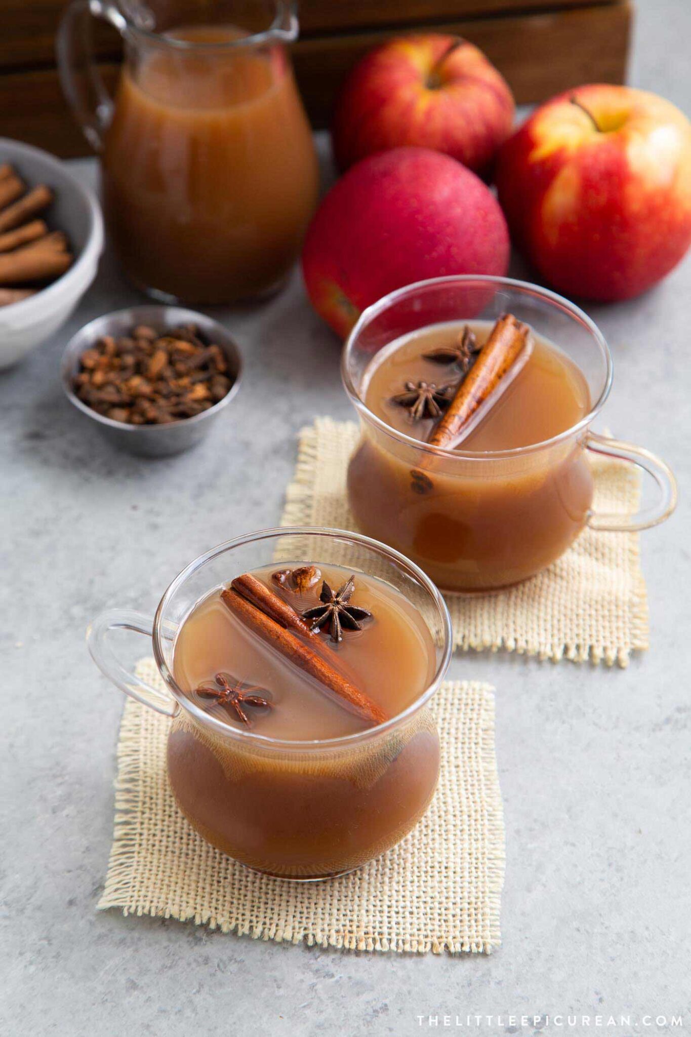 Spiked Apple Cider - The Little Epicurean