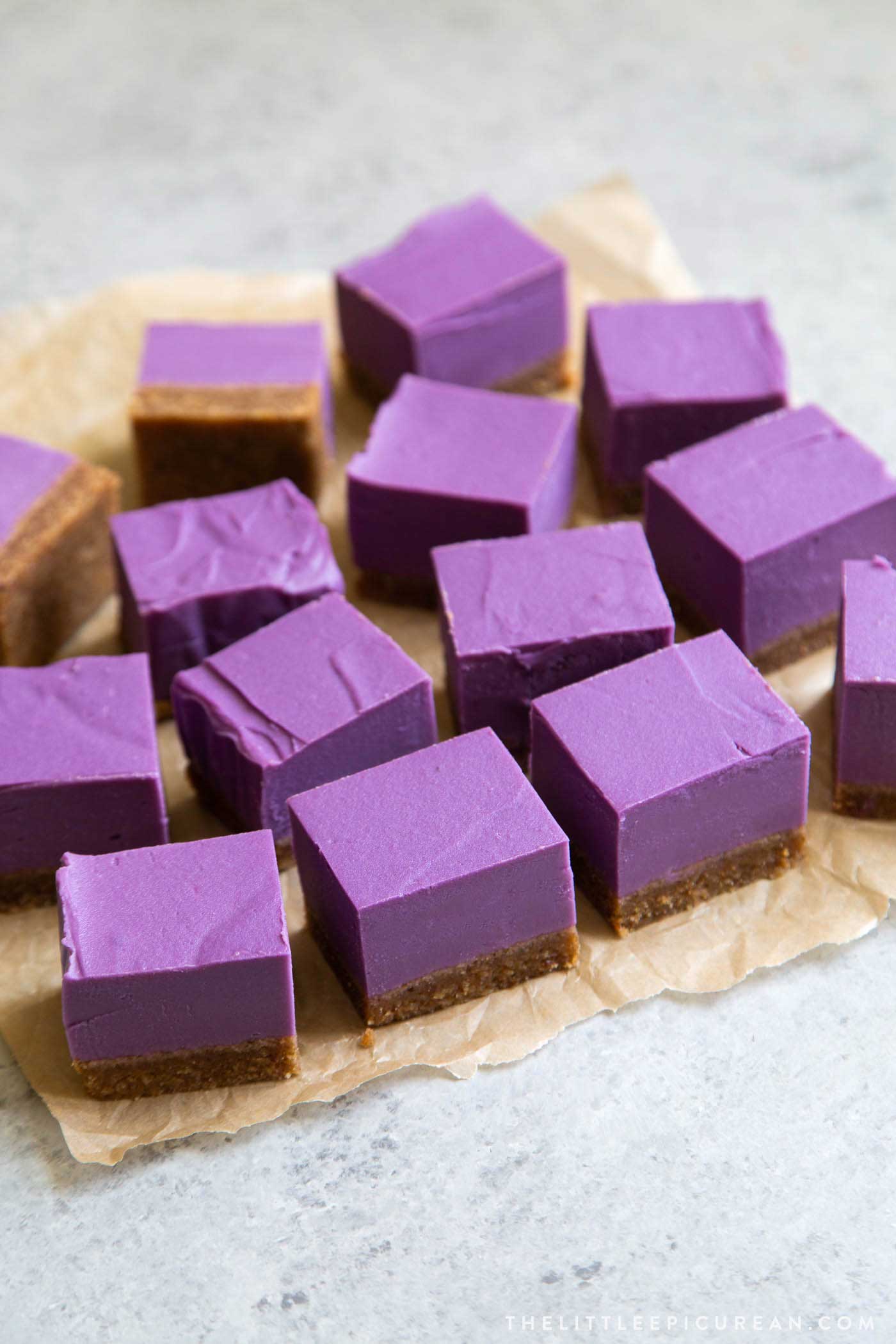purple taro pie