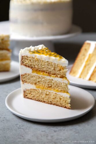 Passion Fruit Cake - The Little Epicurean