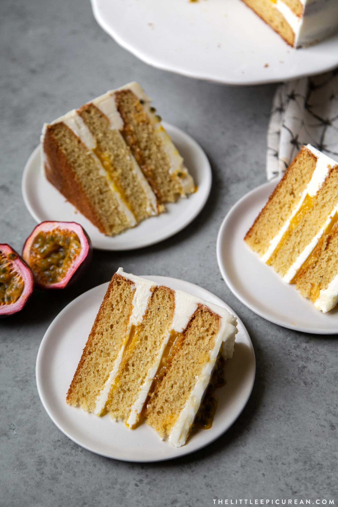 Passion Fruit Cake The Little Epicurean 2547