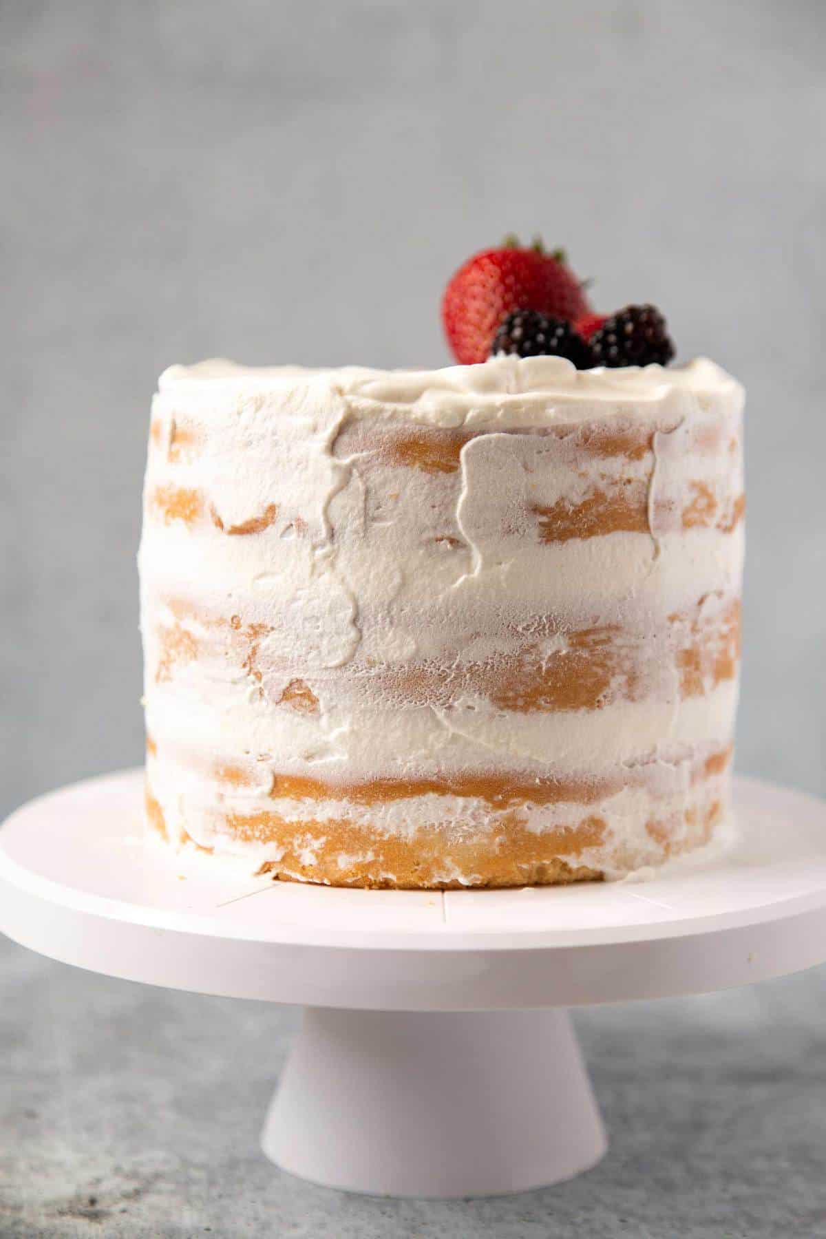 Coconut Cake Whipped Cream Frosting The Little Epicurean 7950