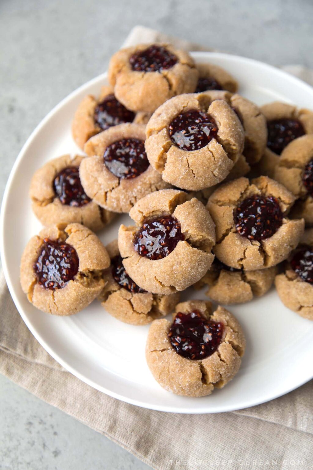 Peanut Butter Thumbprint Cookies The Little Epicurean