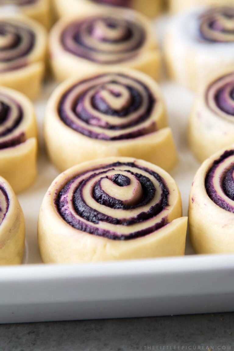 Ube Bread Rolls - The Little Epicurean